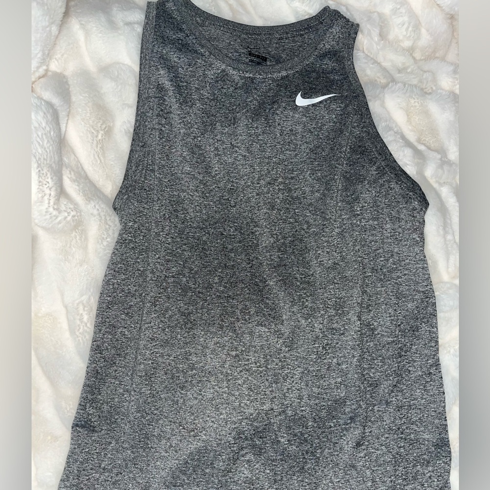Nike Heather Gray Athletic Tank